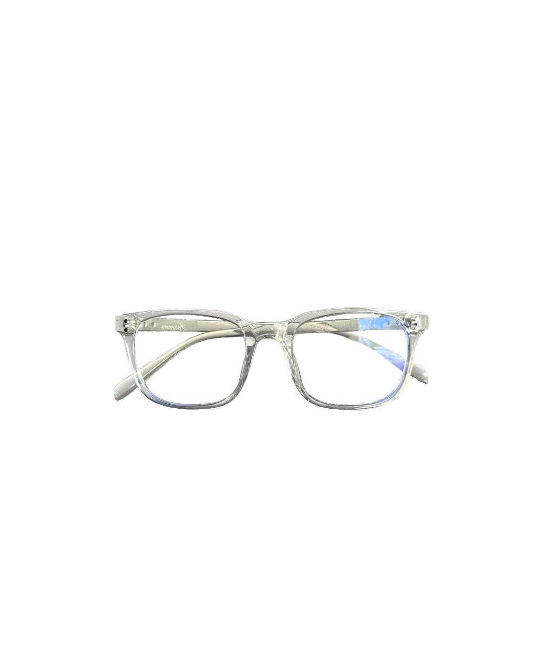 Silver Cursive Blue Light Glasses