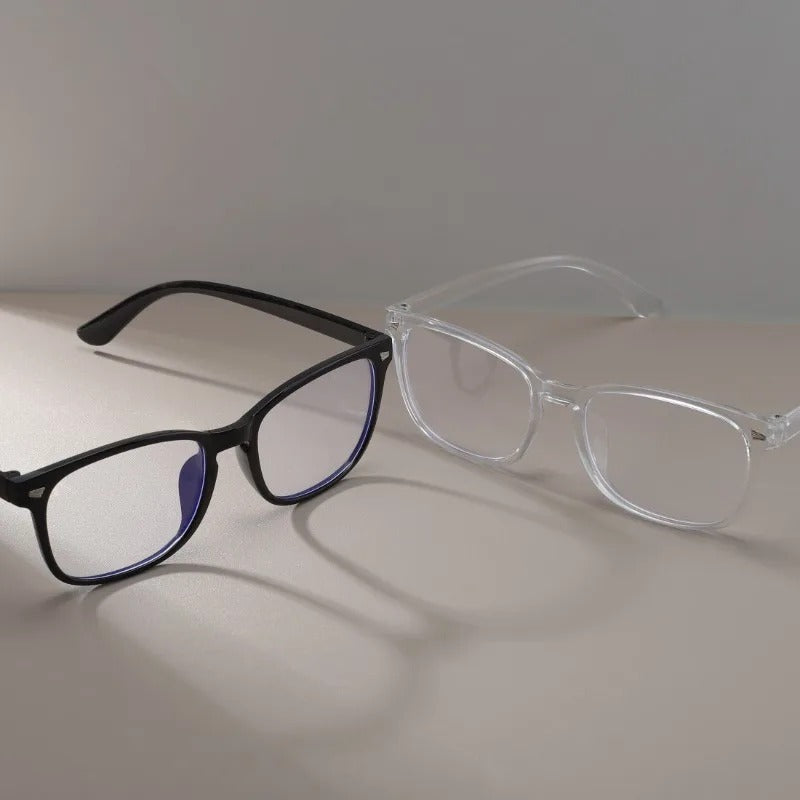 Silver Blank Blue Light Glasses