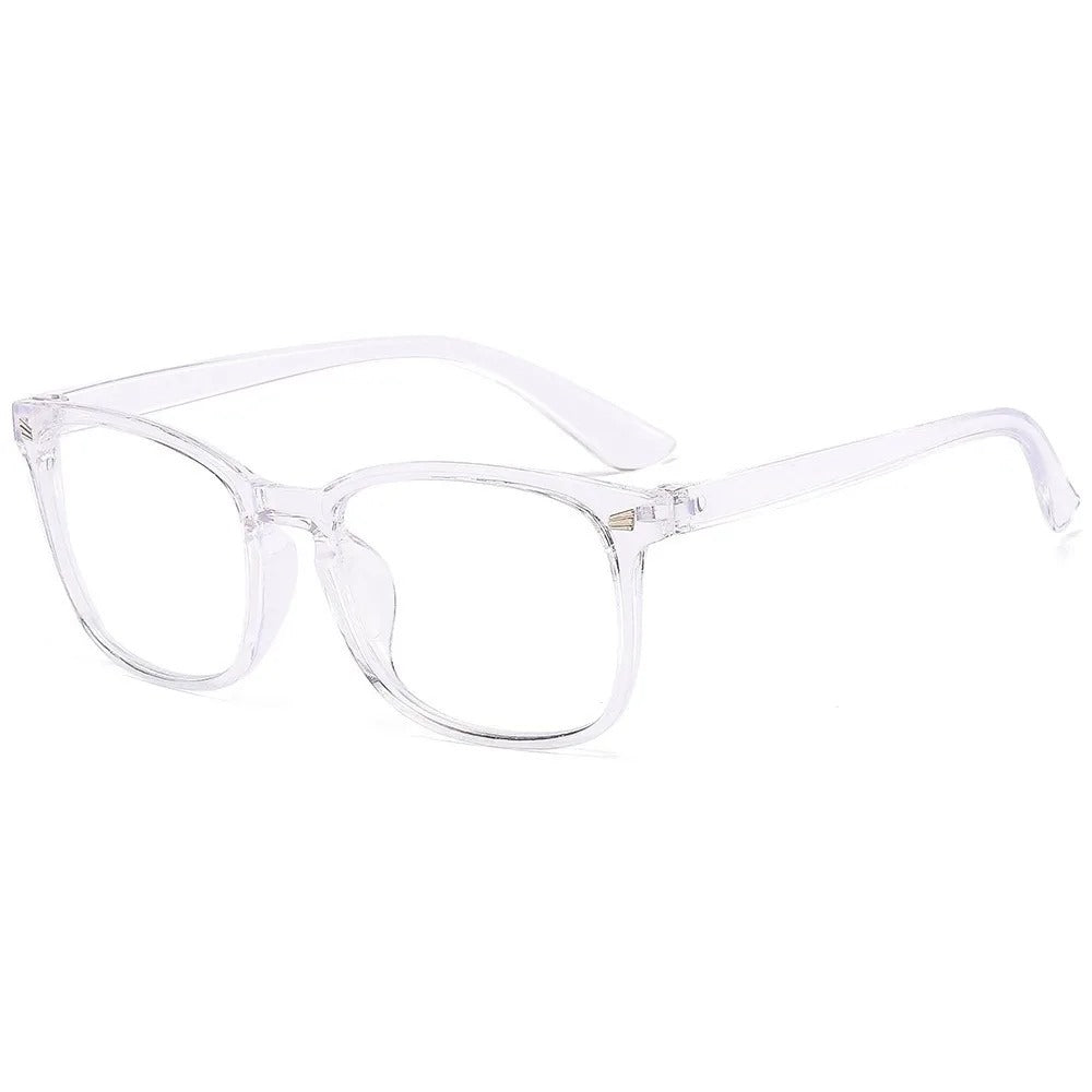 Silver Blank Blue Light Glasses