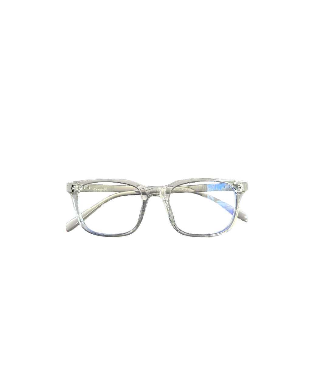 Silver Cursive Blue Light Glasses